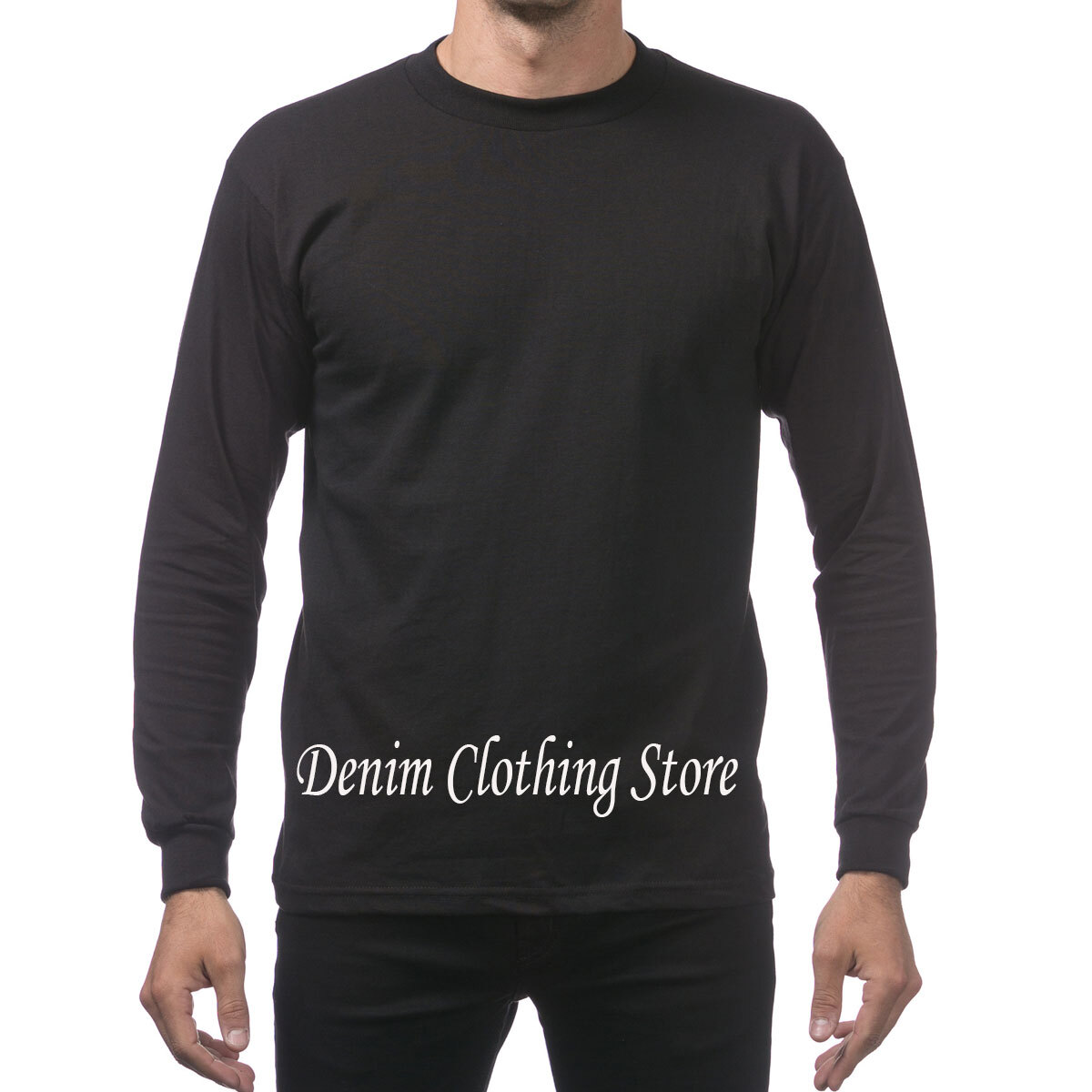 PRO CLUB MEN HEAVYWEIGHT SHIRT LONG SLEEVE PRO CLUB TEE ANY COLOR T-SHIRT S~7XL gallery
