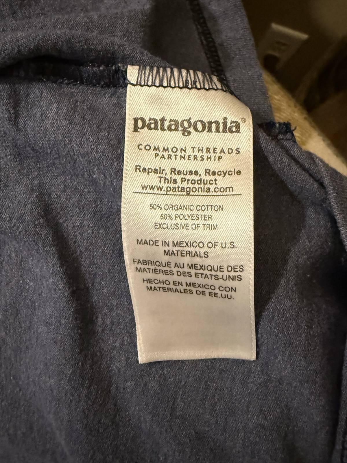 Patagonia Men's Live Simply Landscape Responsibili-Tee in drifter grey XL gallery