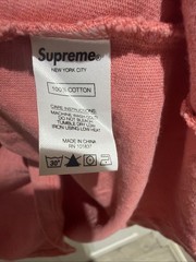 Supreme Pocket Tee 2017 Dark Rose Clay Heavy Cotton Box Logo Pink Size XL