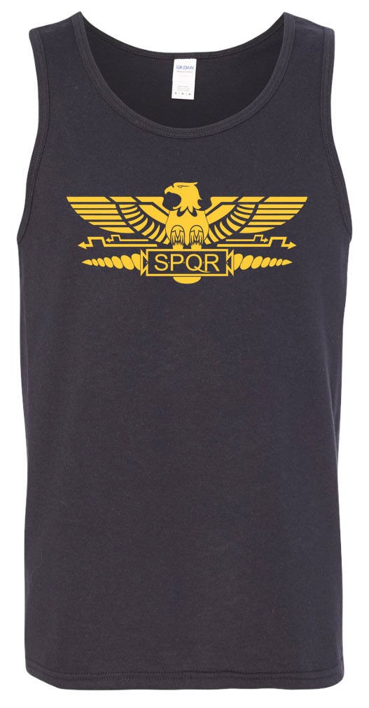 SPQR Roman Gladiator Imperial Golden Eagle TANK TOP - Roman Centurion gallery