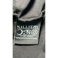 Killstar Long Sleeve T-Shirt Baphomet Occult Graphic Size M Black Goth Alt Shirt