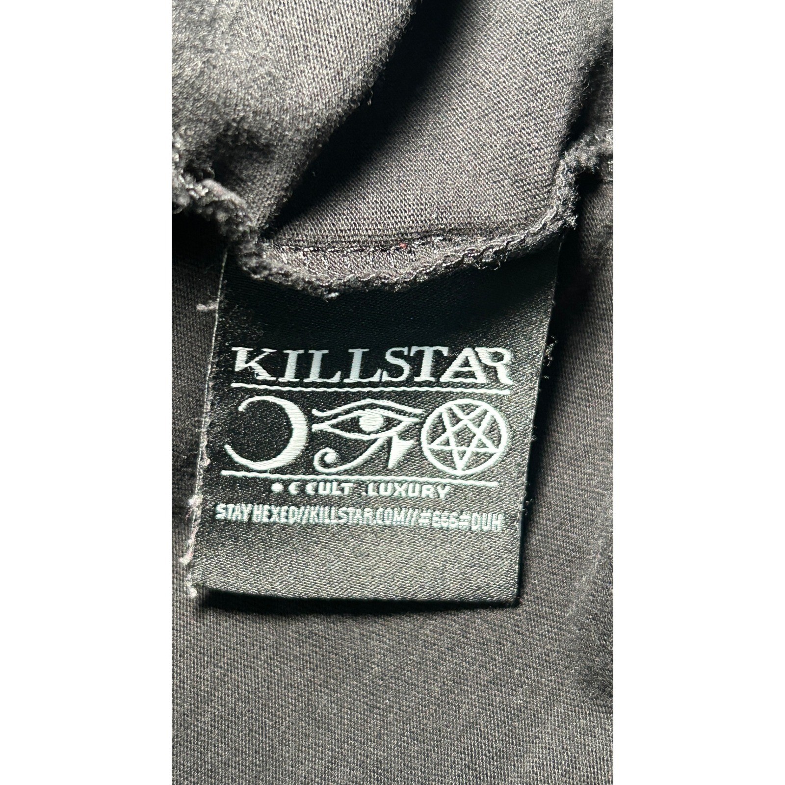 Killstar Long Sleeve T-Shirt Baphomet Occult Graphic Size M Black Goth Alt Shirt gallery