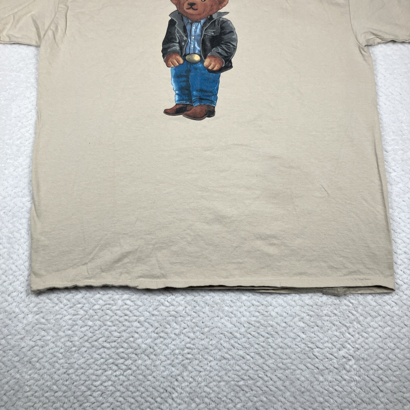 Cowboy T-Shirt Polo Bear Style T-Shirt Style Casual Graphic T-Shirt XL gallery