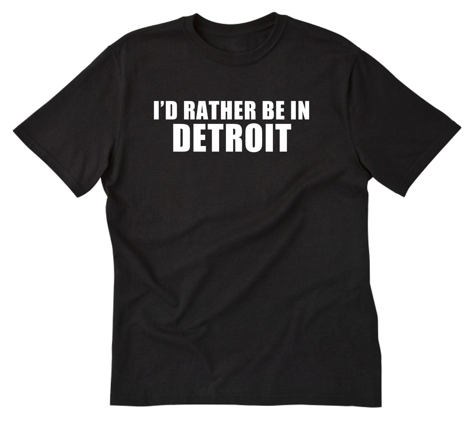 I'd Rather Be In Detroit T-shirt Detroit Shirt Vacation Shirts Home State gallery