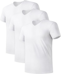 DAVID ARCHY Men Undershirts Micro Modal Ultra Soft T-Shirts Stretch Moisture