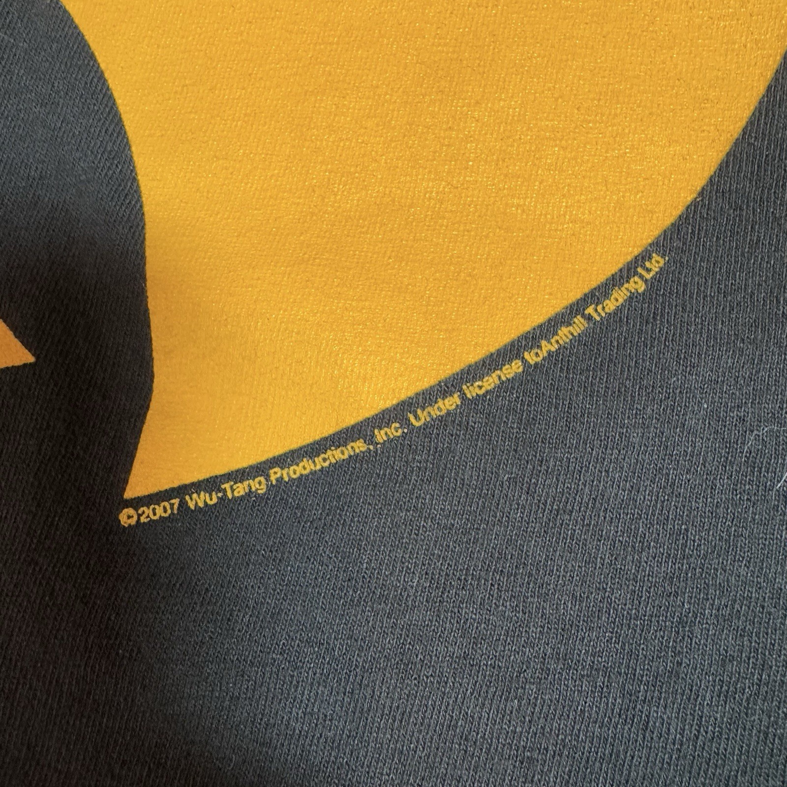 2007 Y2K Wu-Tang Clan T-Shirt Wutang Logo W Black Hip Hop Rap Size XL gallery
