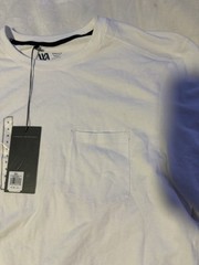NWT Men’s VRST Pure White Washed Pocket Size Small T-Shirt $38