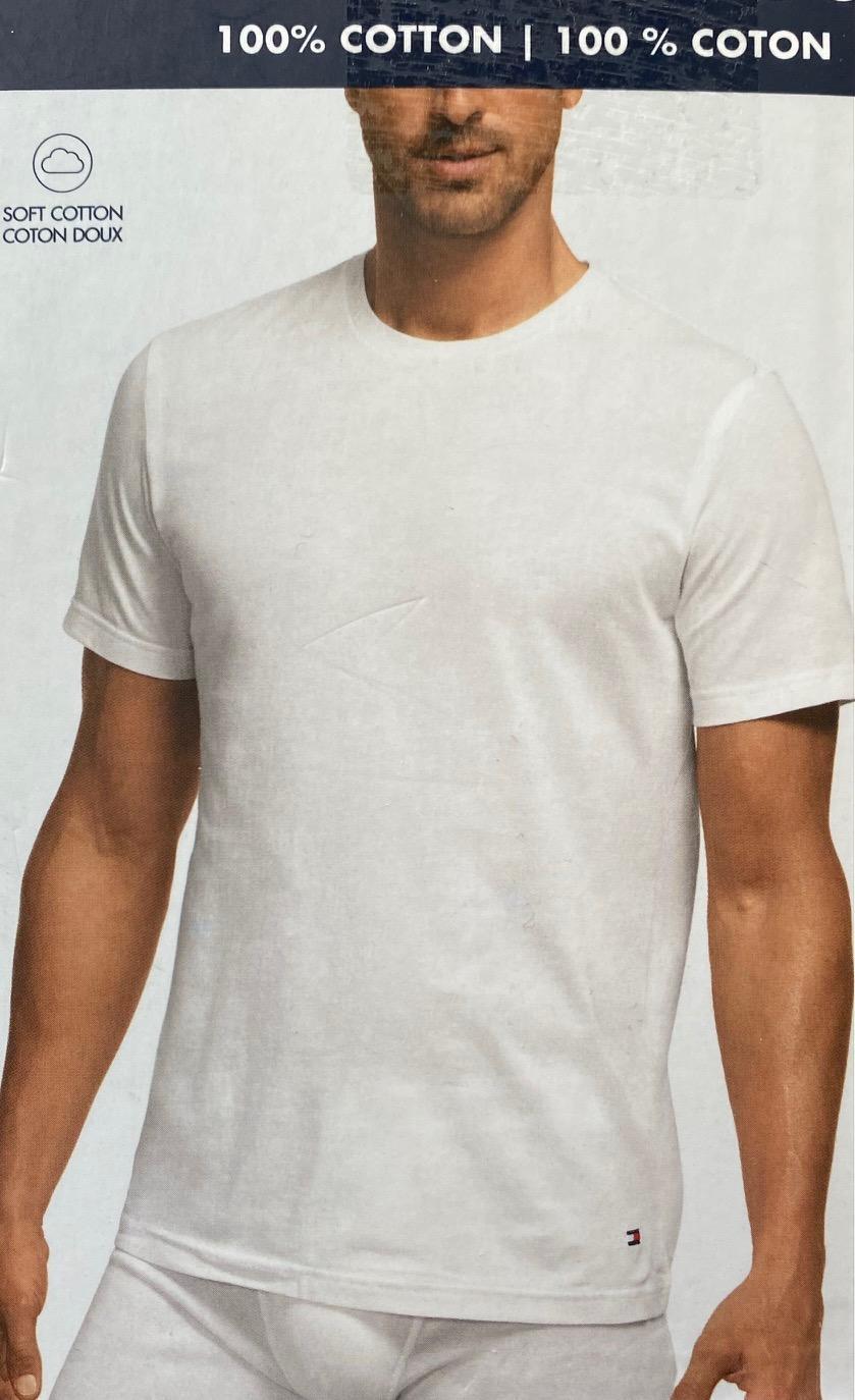 Tommy Hilfiger Mens T Shirt Undershirt New V or Crewneck (Single Shirt)