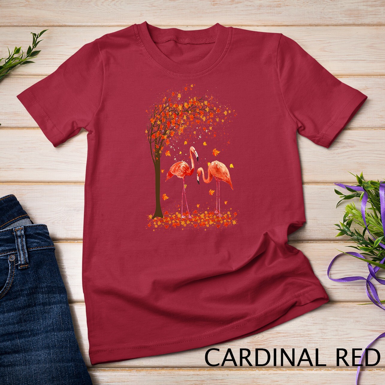 It's Fall Y'all Flamingo Thanksgiving Halloween Funny Unisex T-shirt gallery