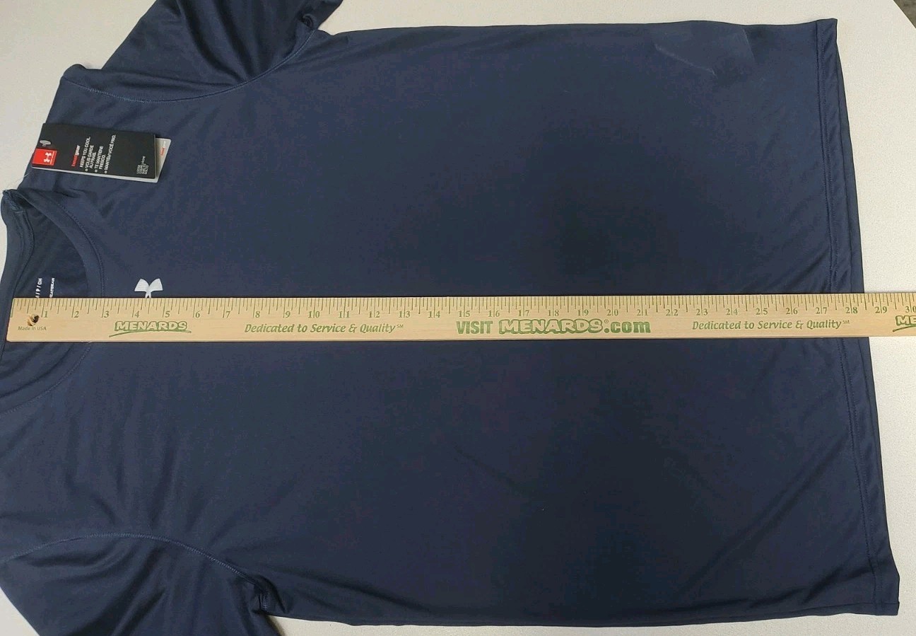 Under Armour HeatGear Tech T-Shirt Men's Small Blue NWT Loose Fit 1305775 gallery