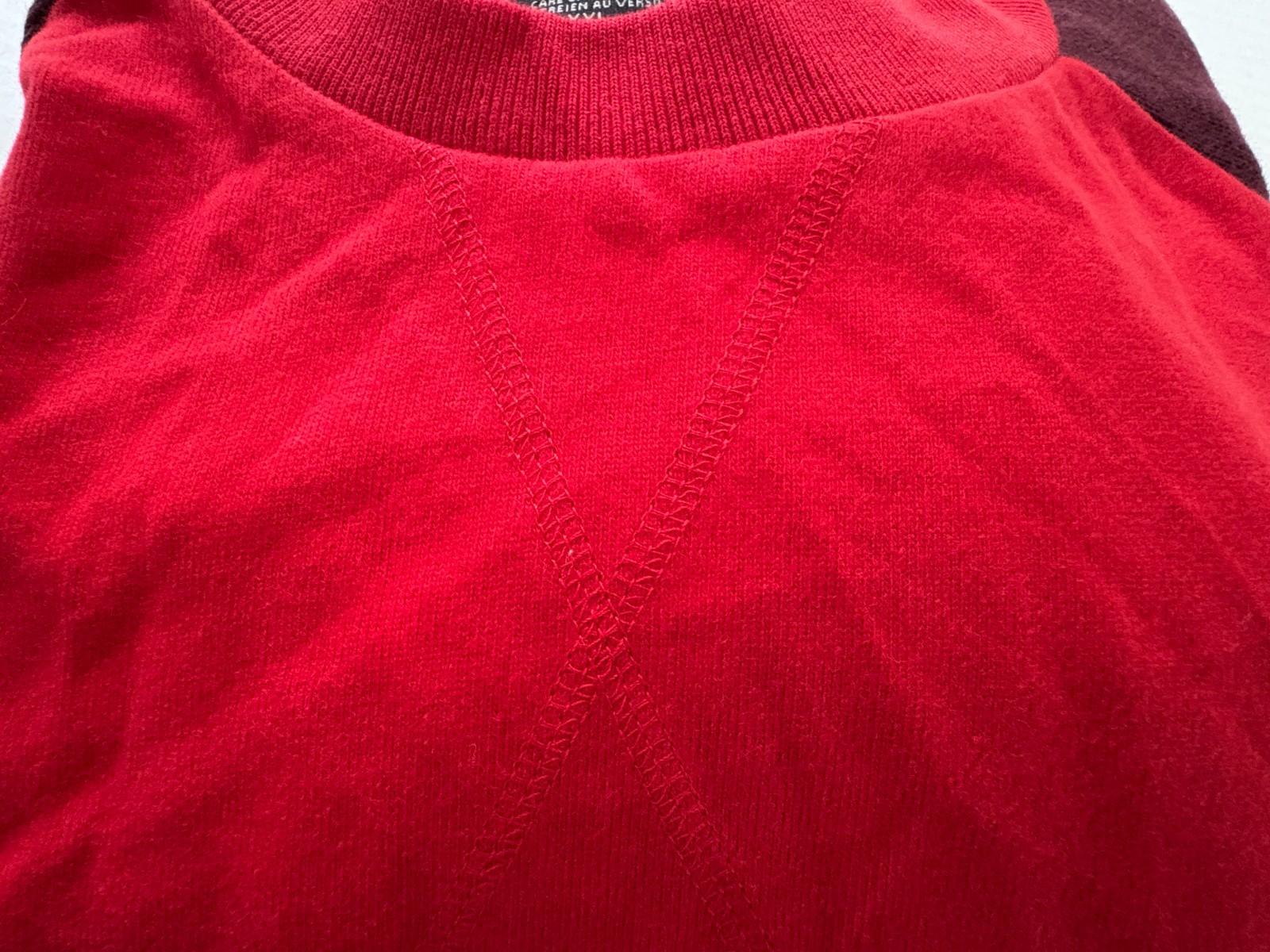 MARITHE FRANCOIS GIRBAUD NWT Men's Long Sleeve Striped Sweatshirt- Size XL gallery