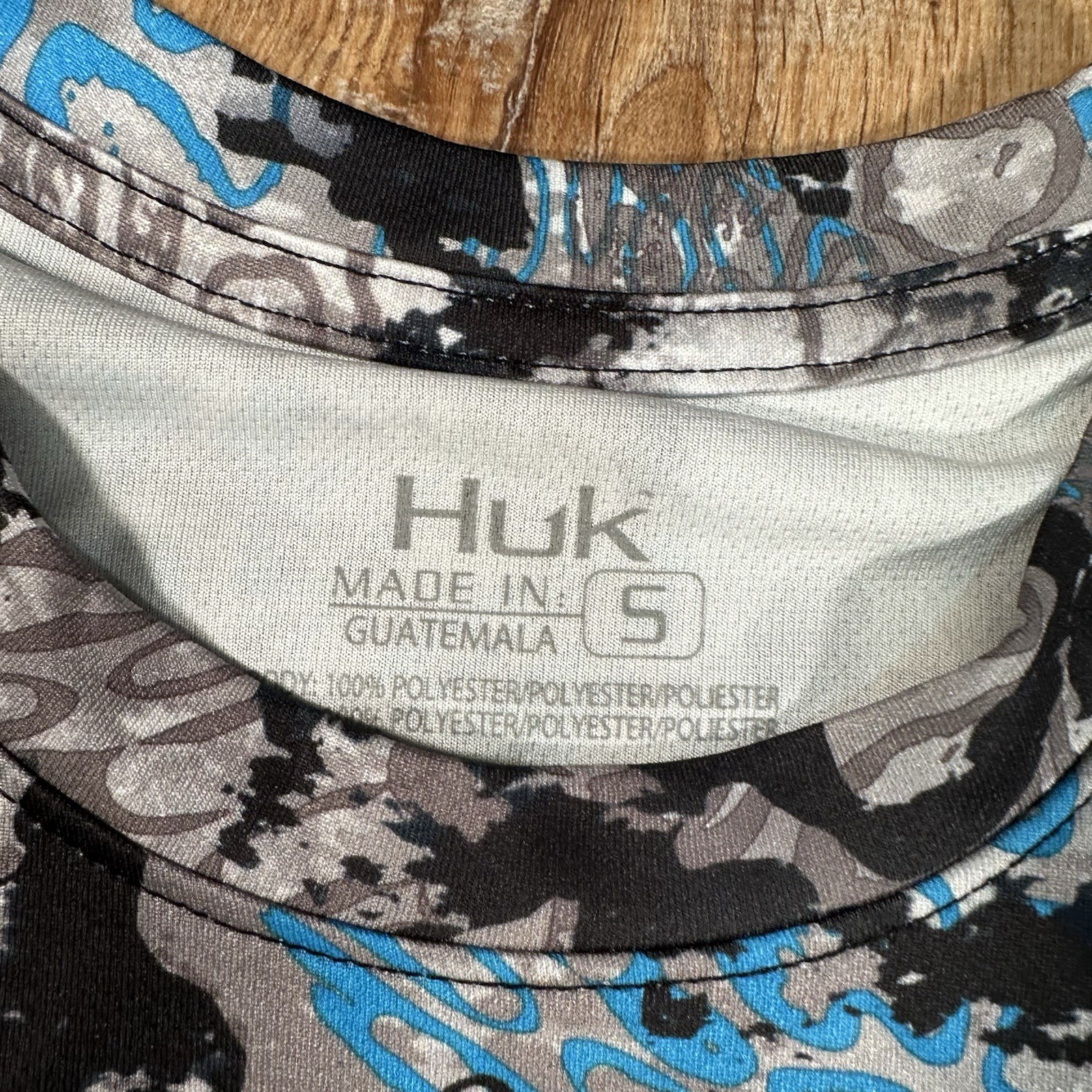 NEW Huk Fishing Long Sleeve Shirt Mens Small Icon X Tide Change Geometric gallery