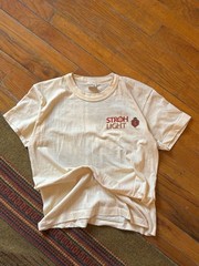 Vintage 80s Tee Jays Stroh Light Beer Graphic T-Shirt Size M