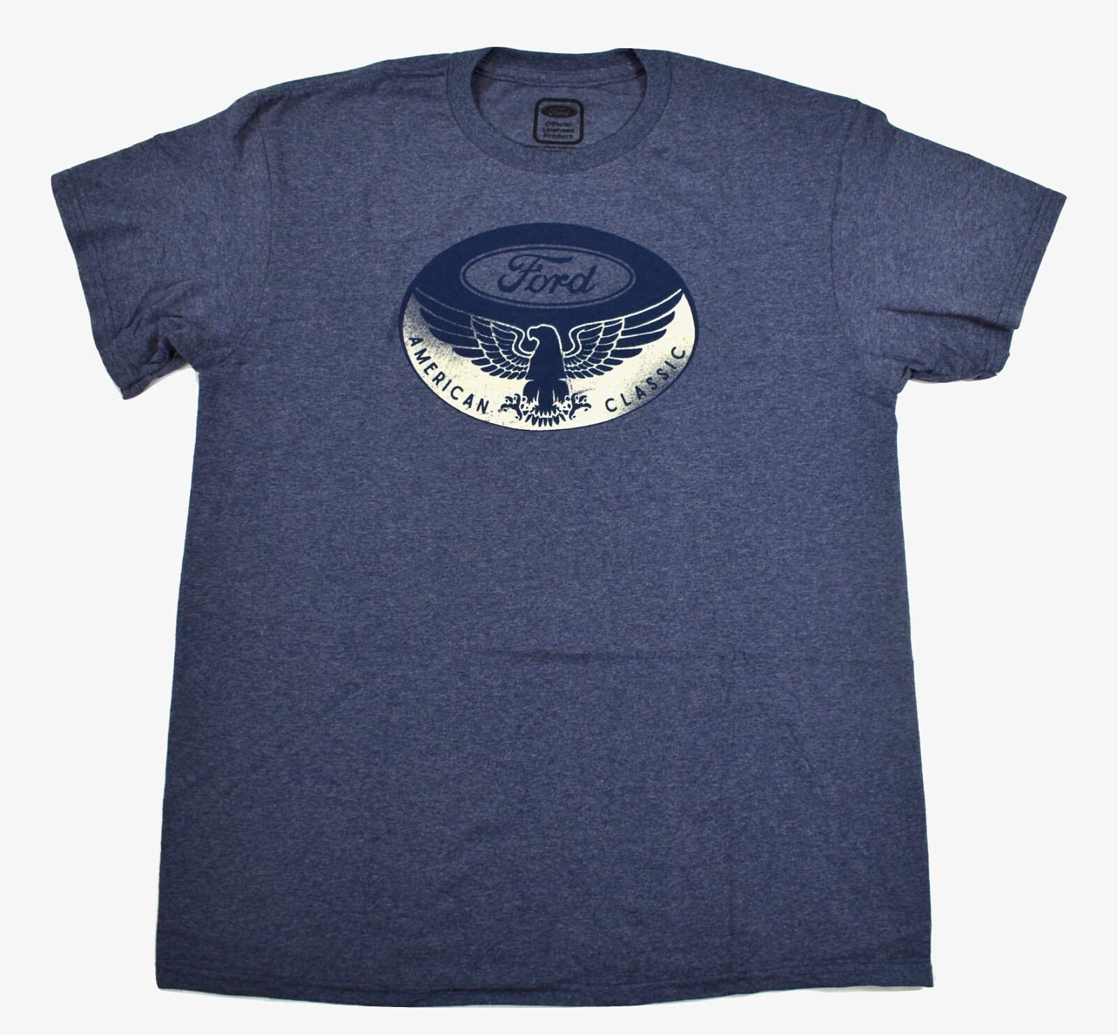 Ford Mens American Classic Eagle Logo Navy Heather Shirt New M, L, XL gallery