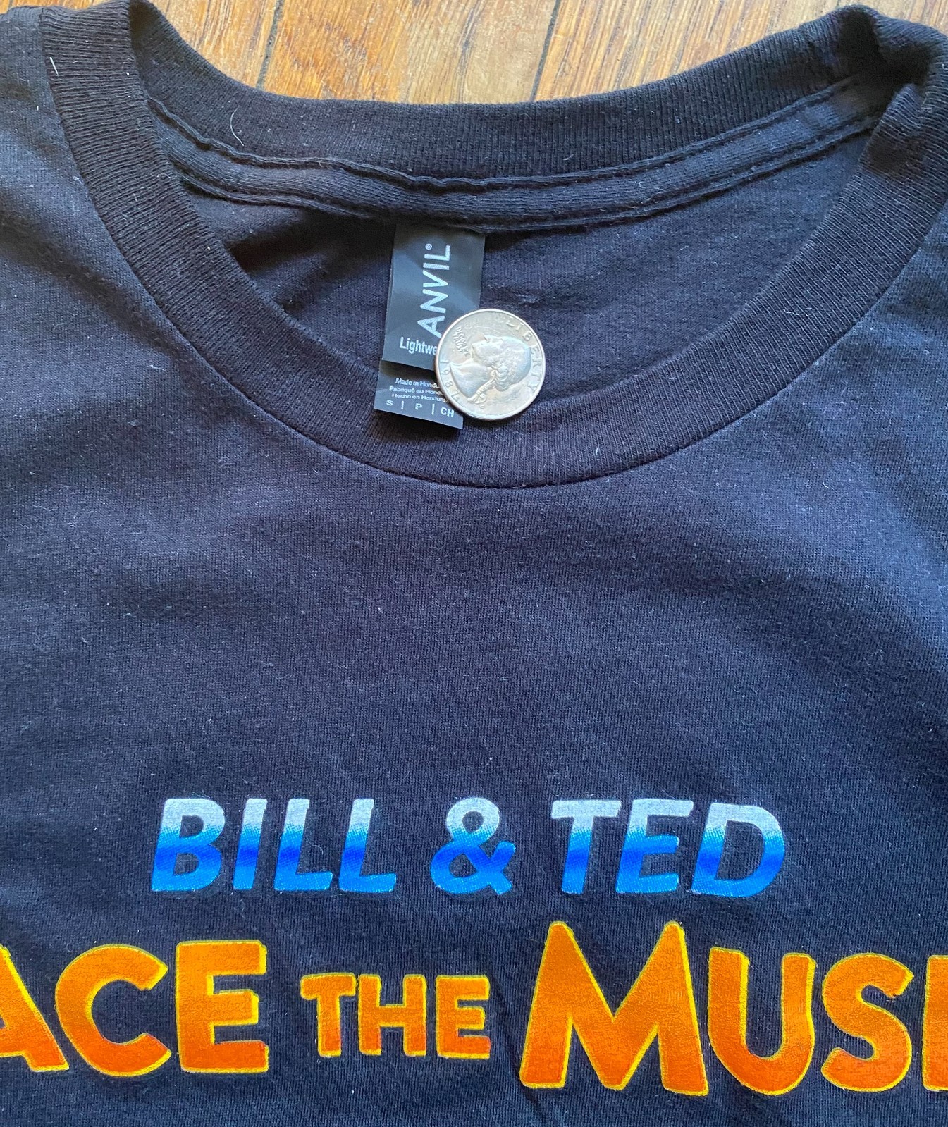 2019 Bill & Ted Face the Music RARE Film Crew Only Double Sided T Shirt Small gallery