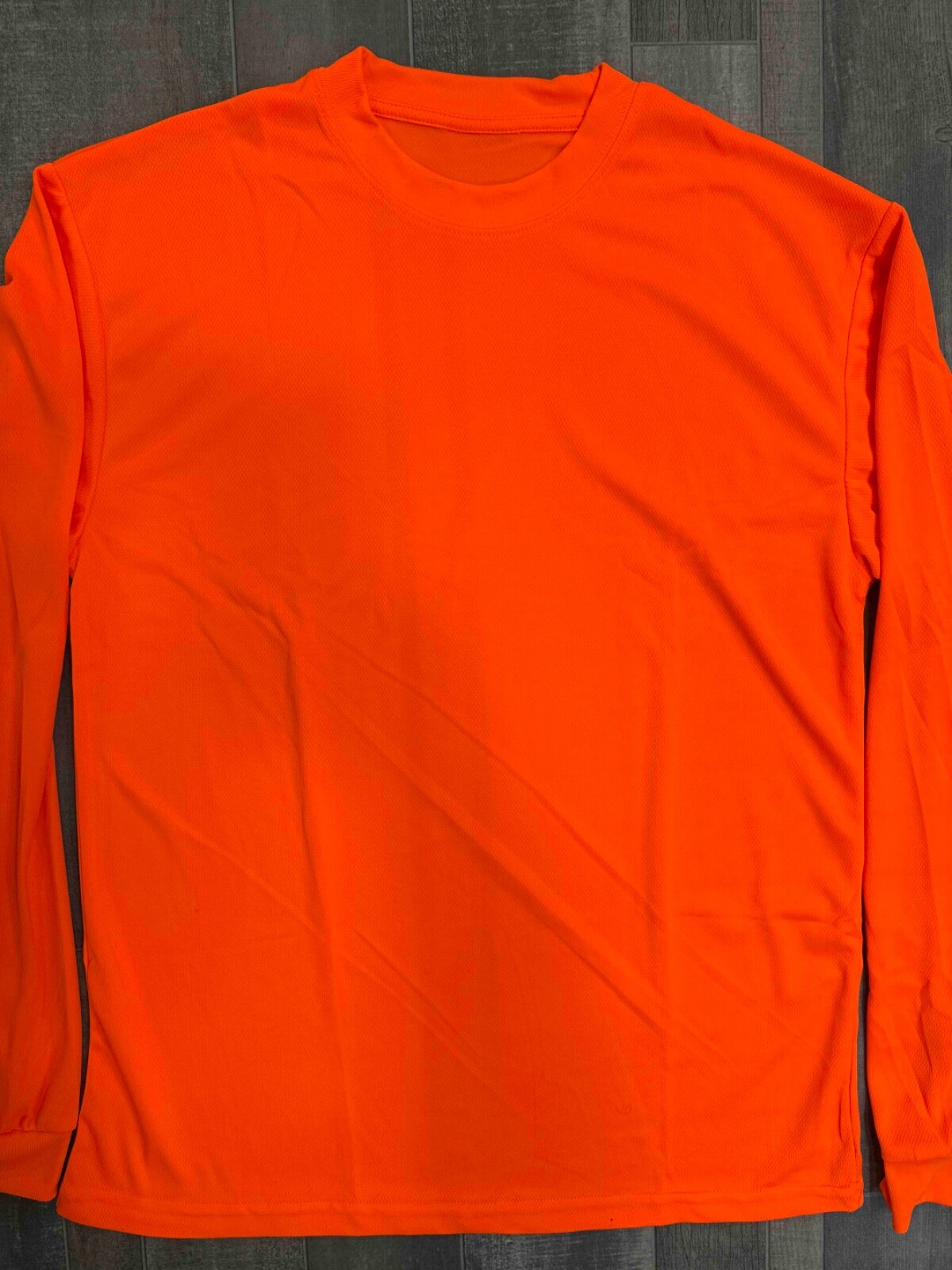 DRI-FIT Long Sleeve T-Shirts, UPF 50+ Sun Protection Shirt Safety Orange gallery