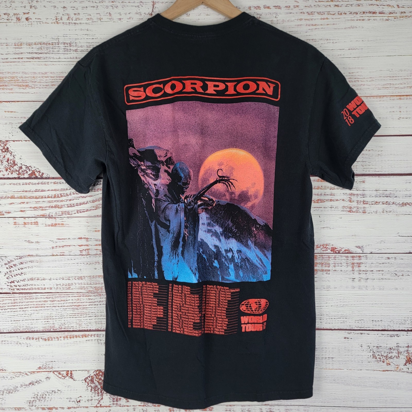 Drake T Shirt Mens Size M 2018 Scorpion World Tour Black Official Rap Music