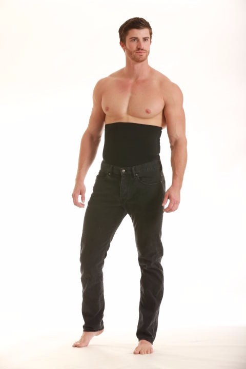 Instaslim Compression Mens Slimming Belt Look 5" Slimmer Insta Slim ALL sz Color gallery