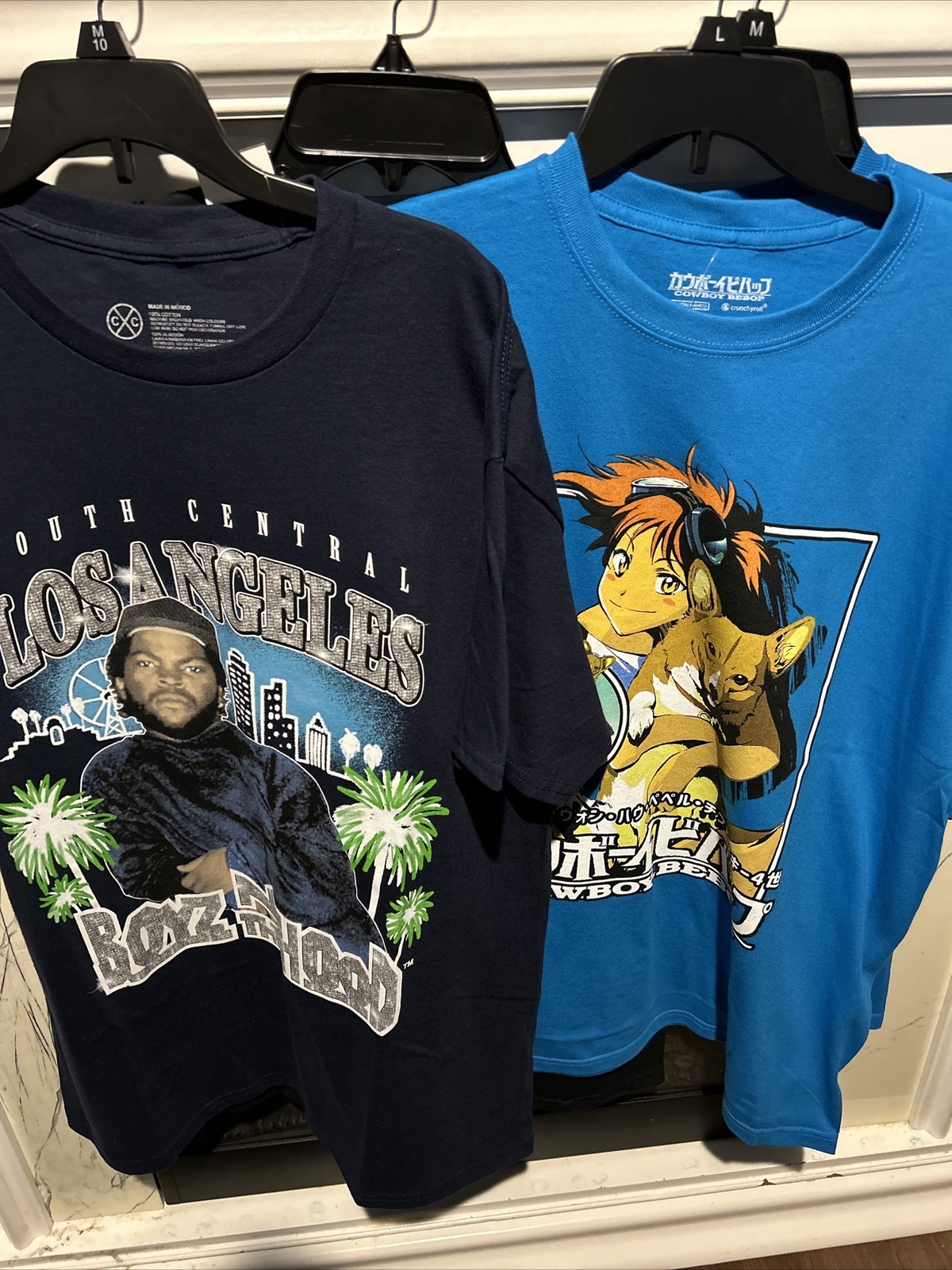 Large T-shirts For Men Mix 4 Pcs Blue And Black Color gallery