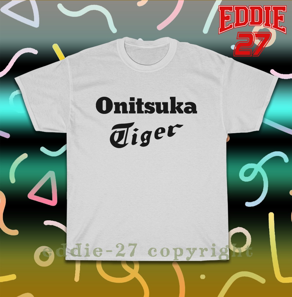 New Tee Shirt Onitsuka Tiger Logo Men's T-Shirt American Tee Shirt gallery