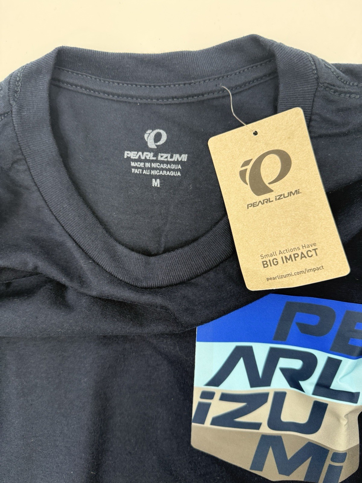 NWT Pearl Izumi Pocket Tee Men’s Med Navy Blue Cycling Biking Fitness Outdoor gallery