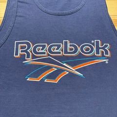 Vintage 90s Reebok Vector Logo Streetwear Graphic Tank Top Men’s – Size Large