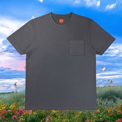 Common People Popcorn Texture Shirt Garment Dye Relaxed Fit Gray M Ribbed Sleek