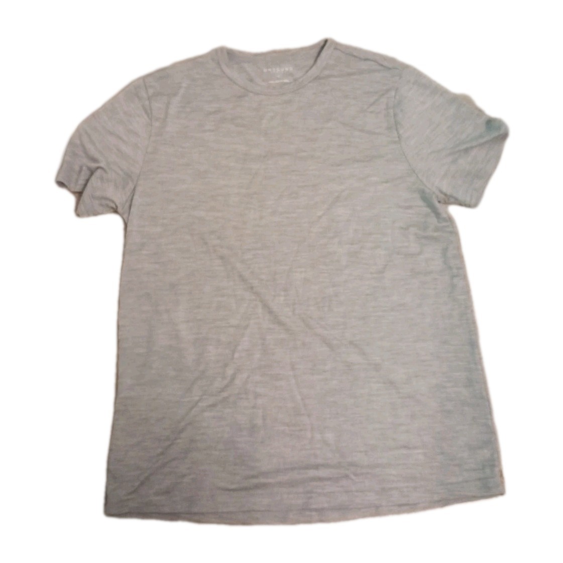 Unbound Merino T-shirt 100% Merino Wool Grey Heather Mens Size L gallery