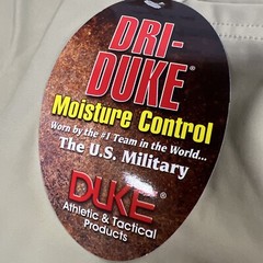 Dri-Duke Moisture Control Compression USGI T-Shirt Men’s Military SAND 2Pc MED