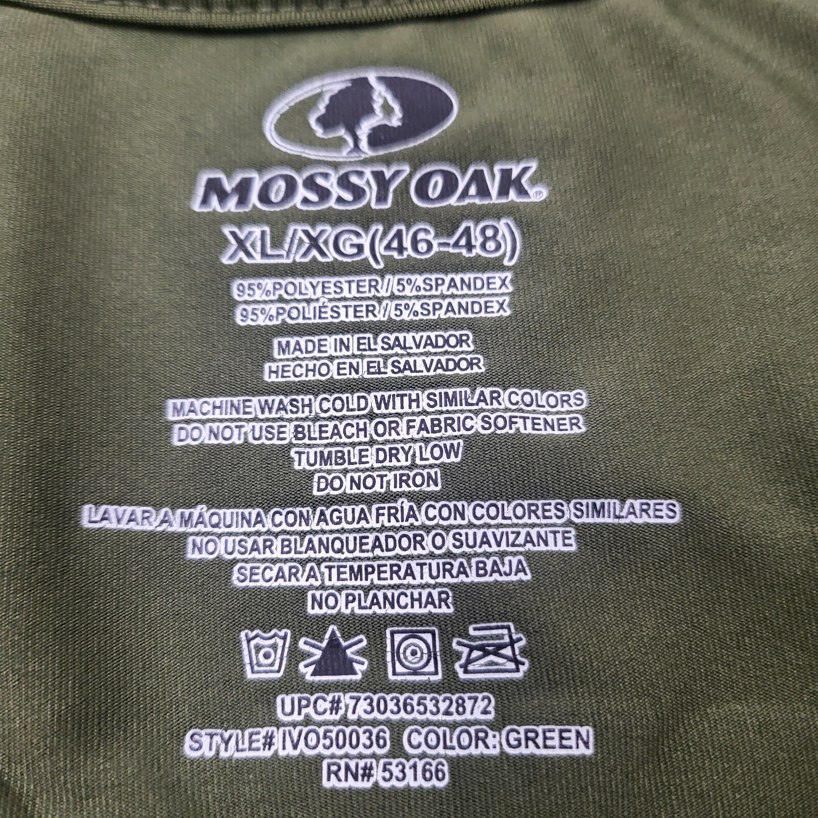 Mossy Oak T-Shirt Men's Size XLarge Short Sleeve Graphic Crew Neck Green gallery