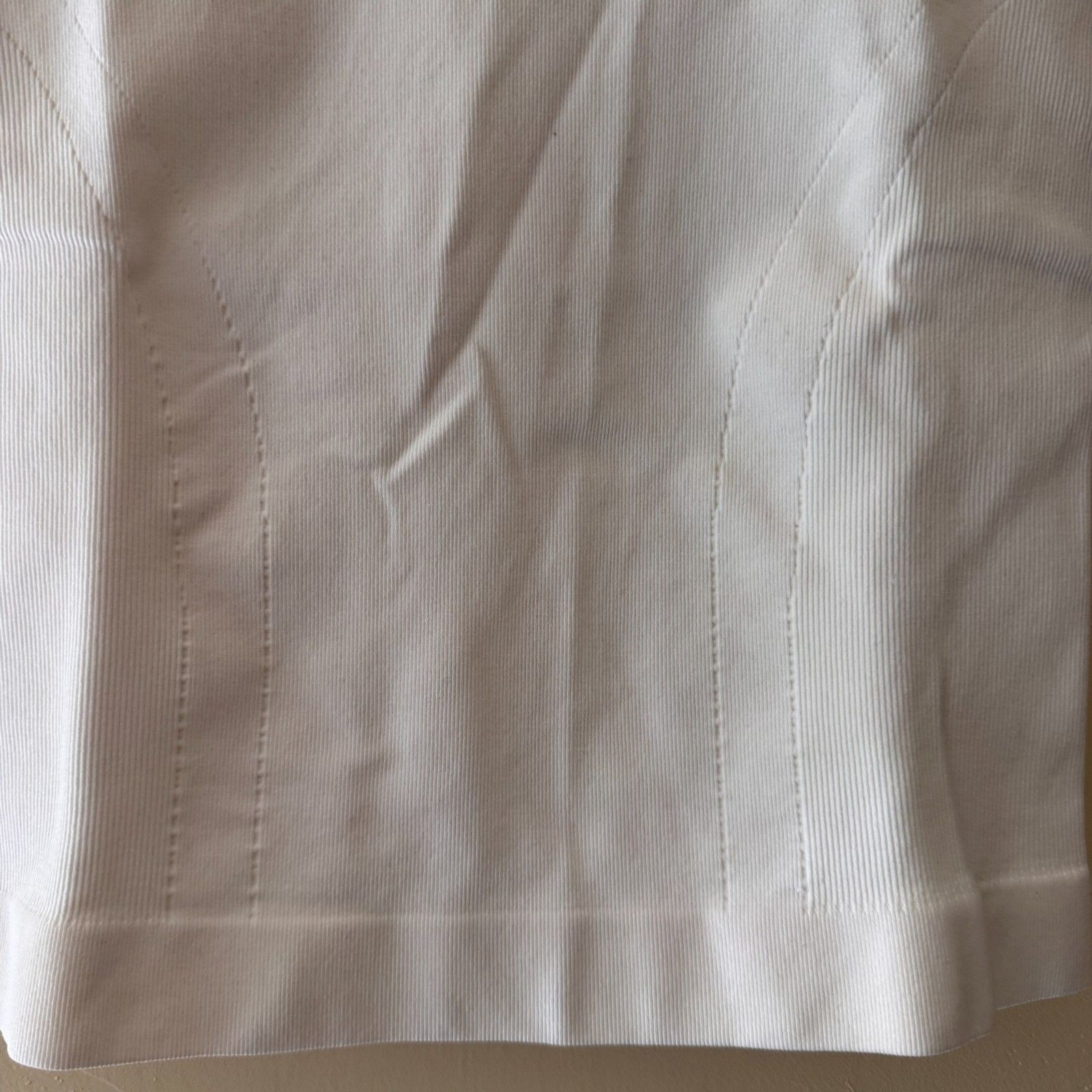 SPANX Men's Zoned Performance White Crew Neck Under Shirt size XL (46-48) NWOT gallery