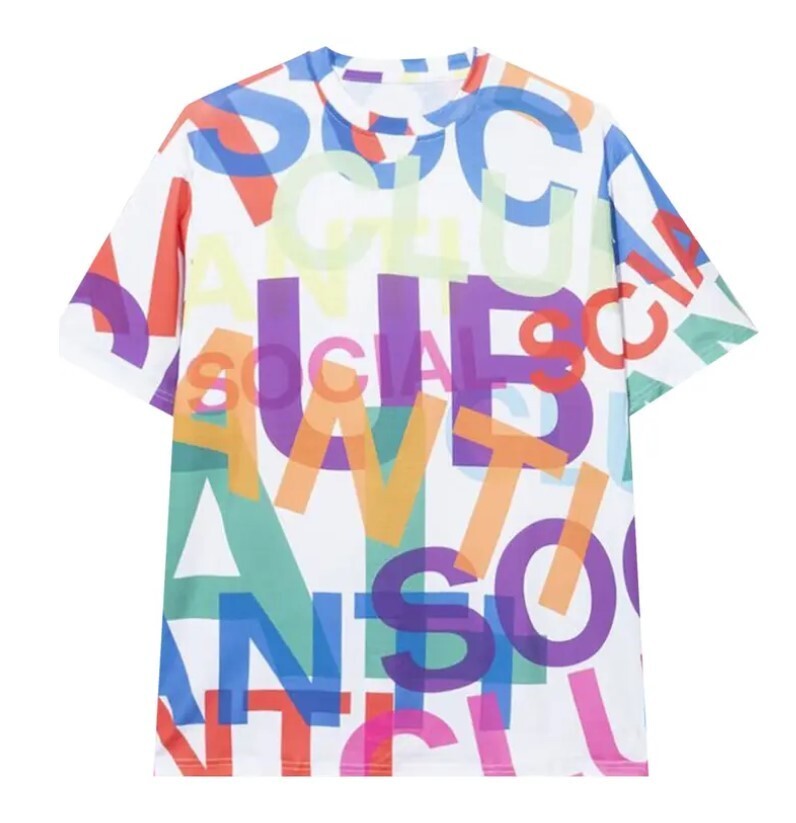 Anti Social Social Club Headrush Tee Size Large Multi NEW IN BAG AUTHENTIC gallery