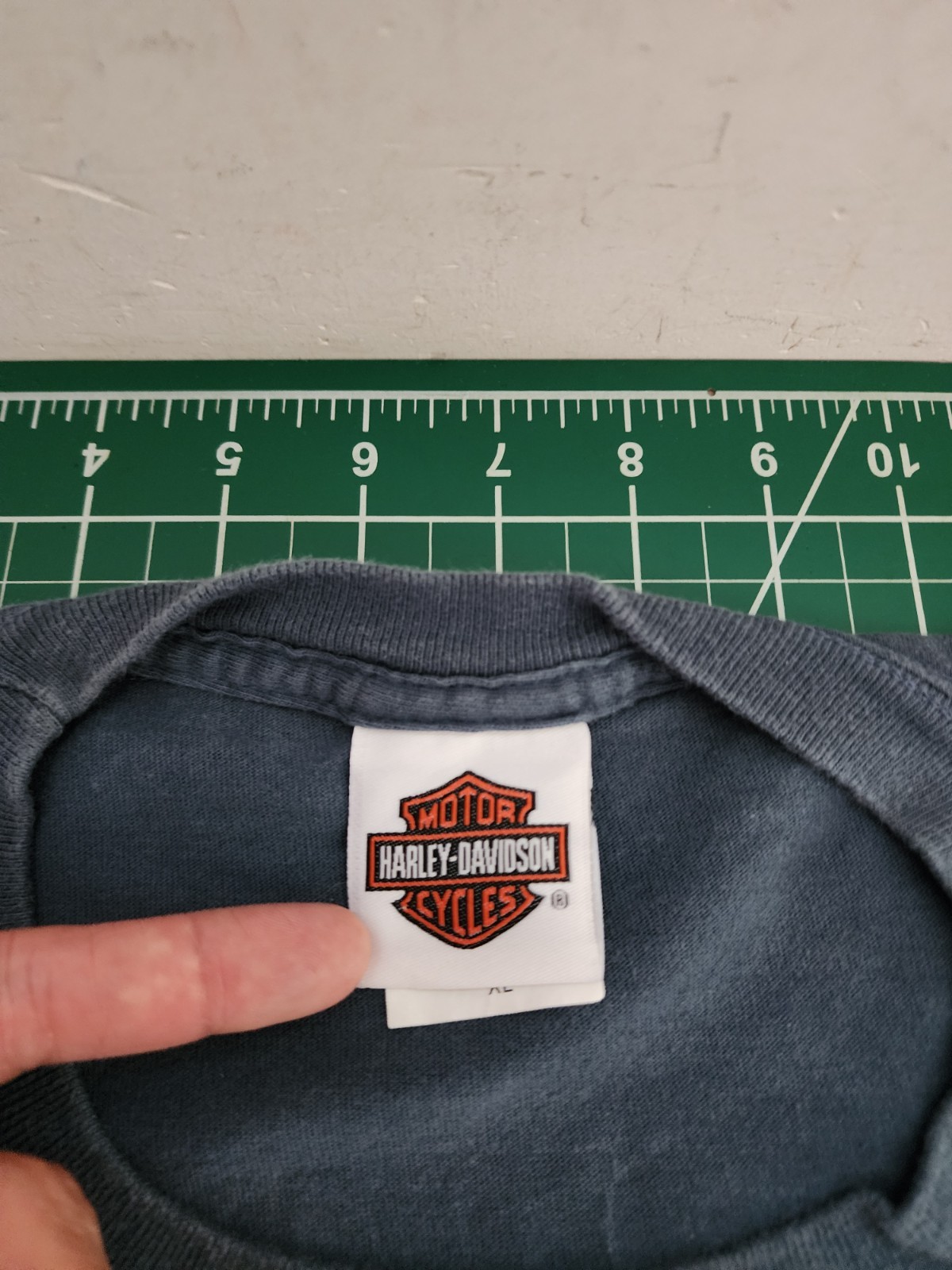 Harley Davidson Legendary Double Sided T-Shirt Sz XL Blue Cape Cod Hyannis MA gallery