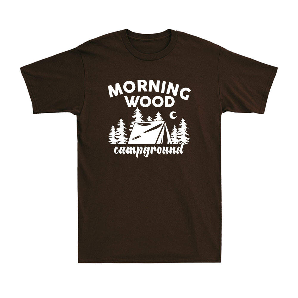 Morning Wood Campground T-Shirt Funny Outdoor Adventure Camping Men's T-Shirt gallery