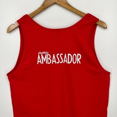 Chubbies Ambassador Tank Top Men’s M Red Sky’s Out Thighs Out New NWT
