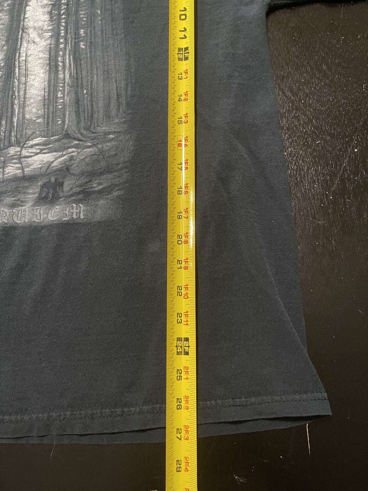 VTG I Shalt Become Requiem Black Metal T-Shirt, Faded Black, No Tag: Fits Medium gallery