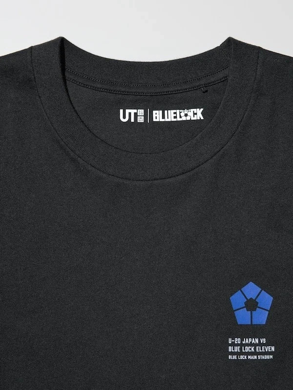 Manga UT UNIQLO T Shirt Black blue lock anime Japan XL L M S Large Medium gallery