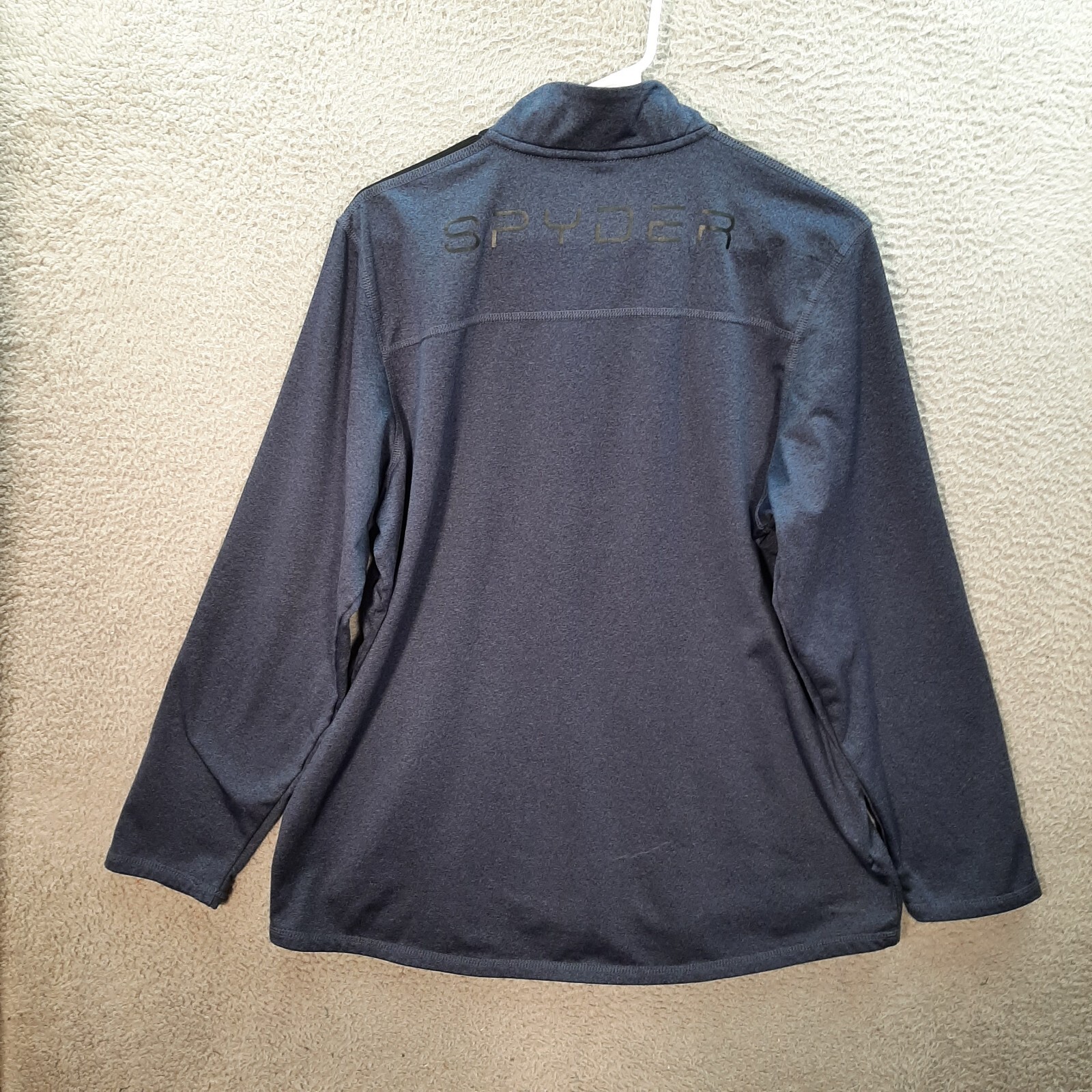 Spyder Shirt Adult Large Blue Black Proweb Athleisure Jogging Gym Sports Mens gallery