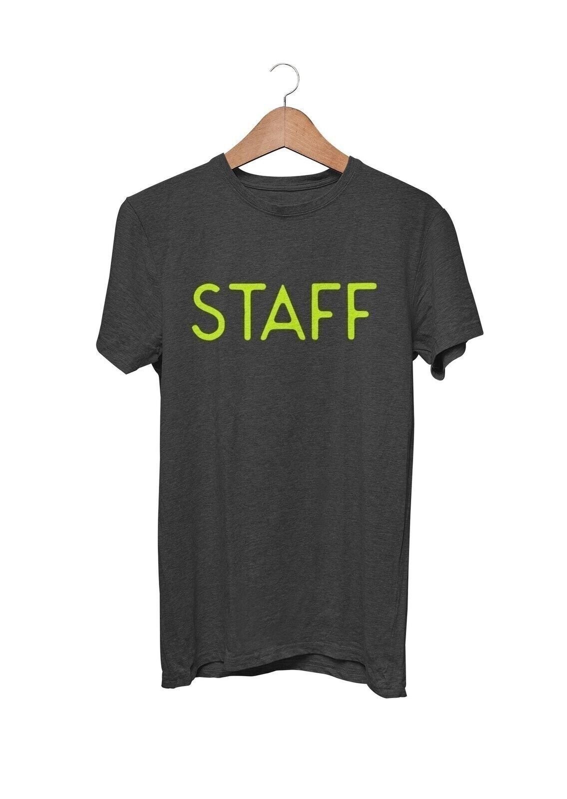 NYC FACTORY Staff T-Shirt Screen Printed Tee Printed Front & Back Staff Event... gallery