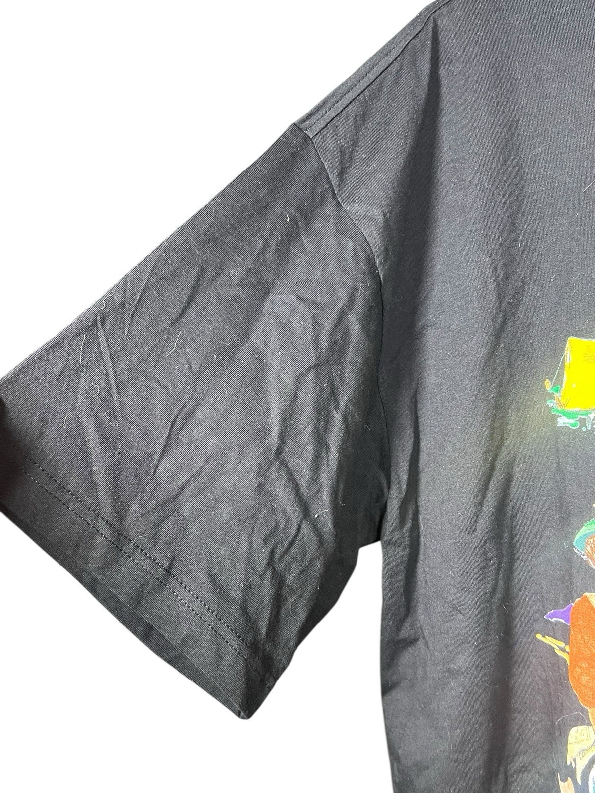 Vintage Y2K Market Sportsman Fishing Bears Graphic T-Shirt XL Black Outdoors gallery