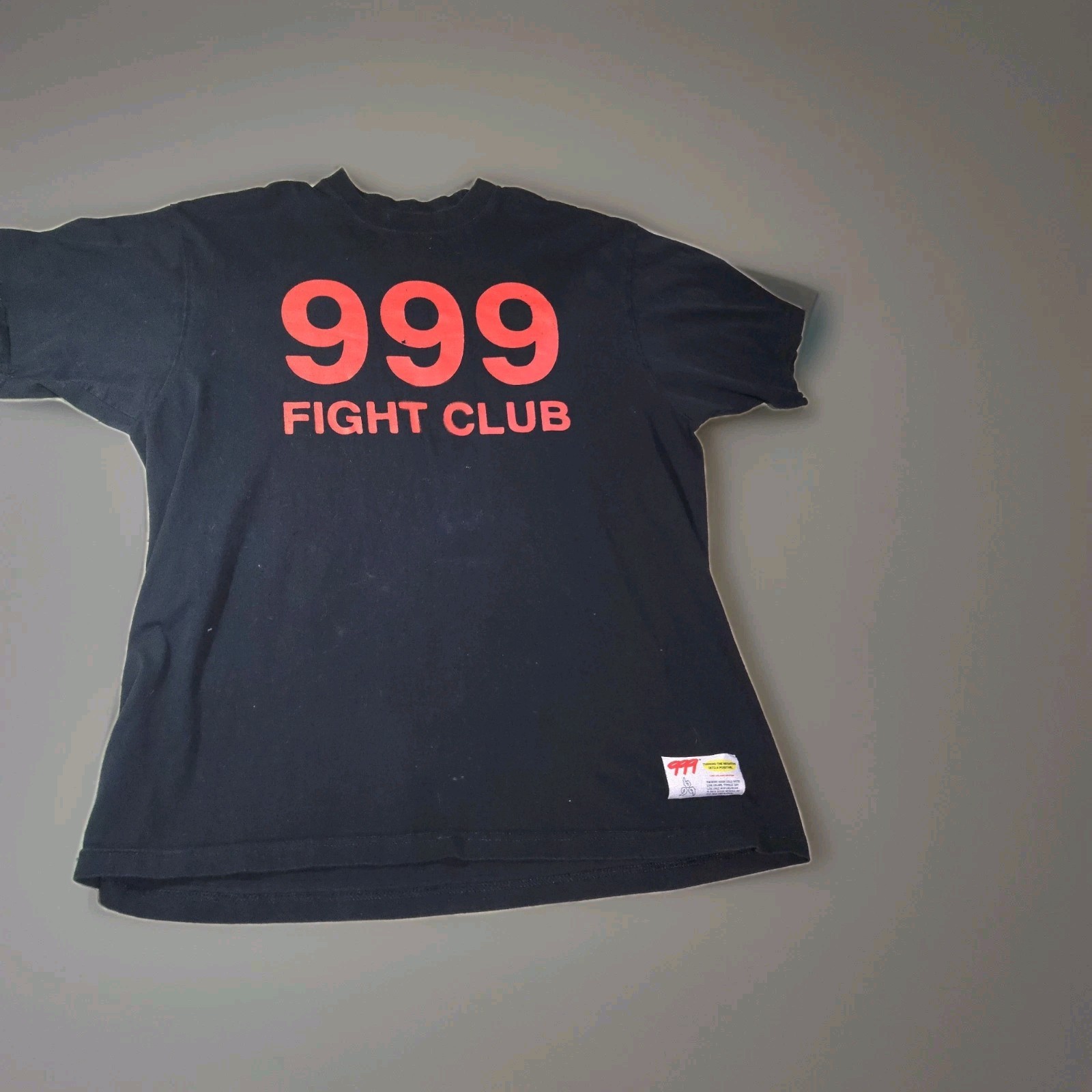 OG Merch 999 Fight Club Logo Graphic Tee Black/Red Short Sleeve Men's XXL gallery