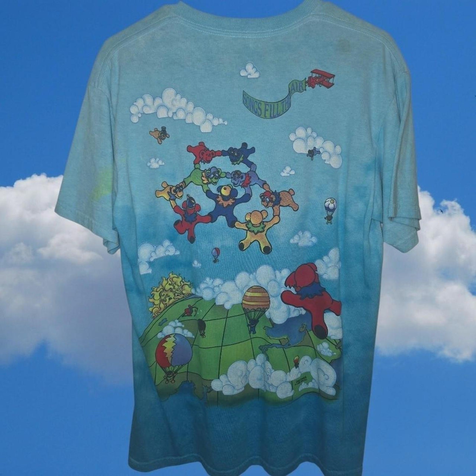 Year 2000 Liquid Blue Grateful Dead Parachute AOP Tee gallery