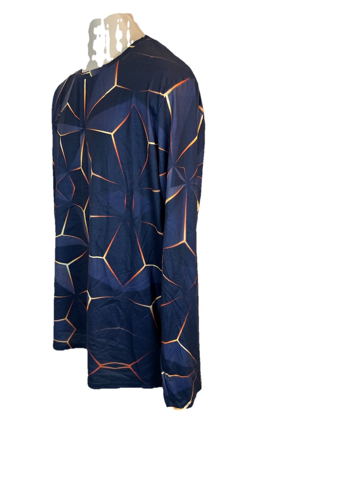 Men's Multicolor Unbranded Casual Stretch Shirt. 3XL. 95% Polyester/ 5% Elastane gallery