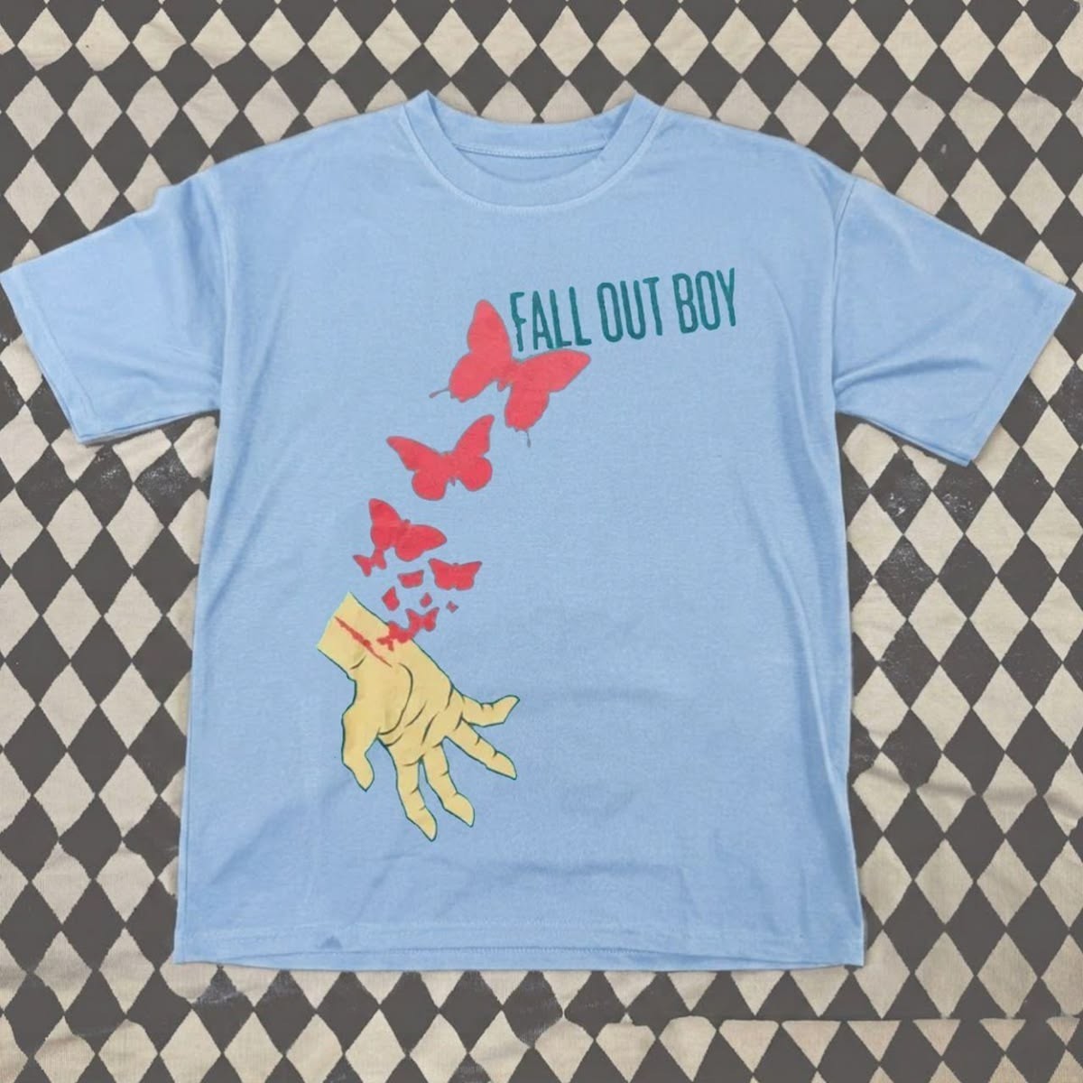 Fall Out Boy Light Blue Color T-Shirt S-5XL ASL135 gallery
