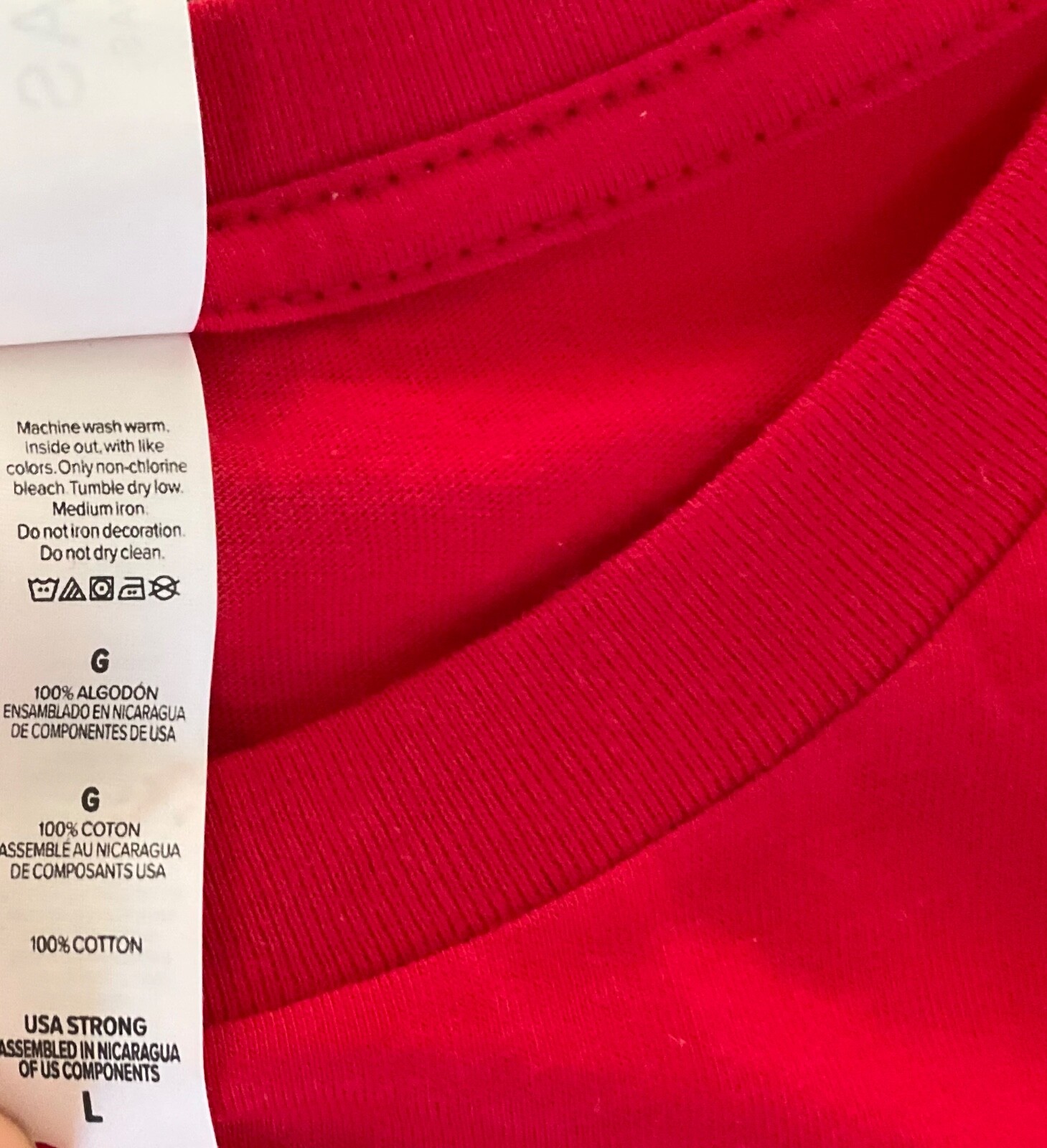 Bella+Canvas Unisex T Shirt Short-Sleeve 100% Cotton Jersey Tee 3001C Red Large gallery