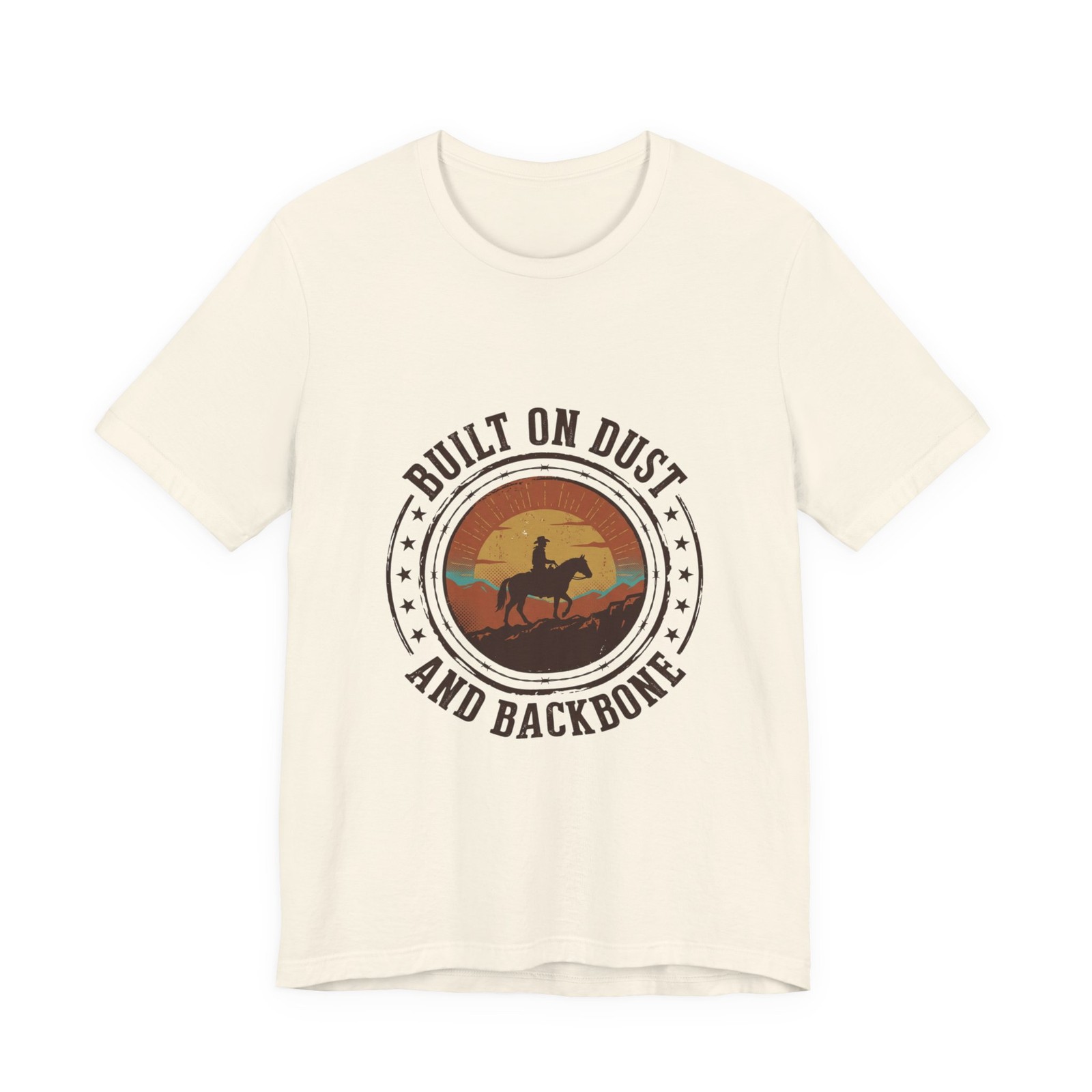 Built on Dust and Backbone Tee | Western Americana, Vintage Cowboy gallery