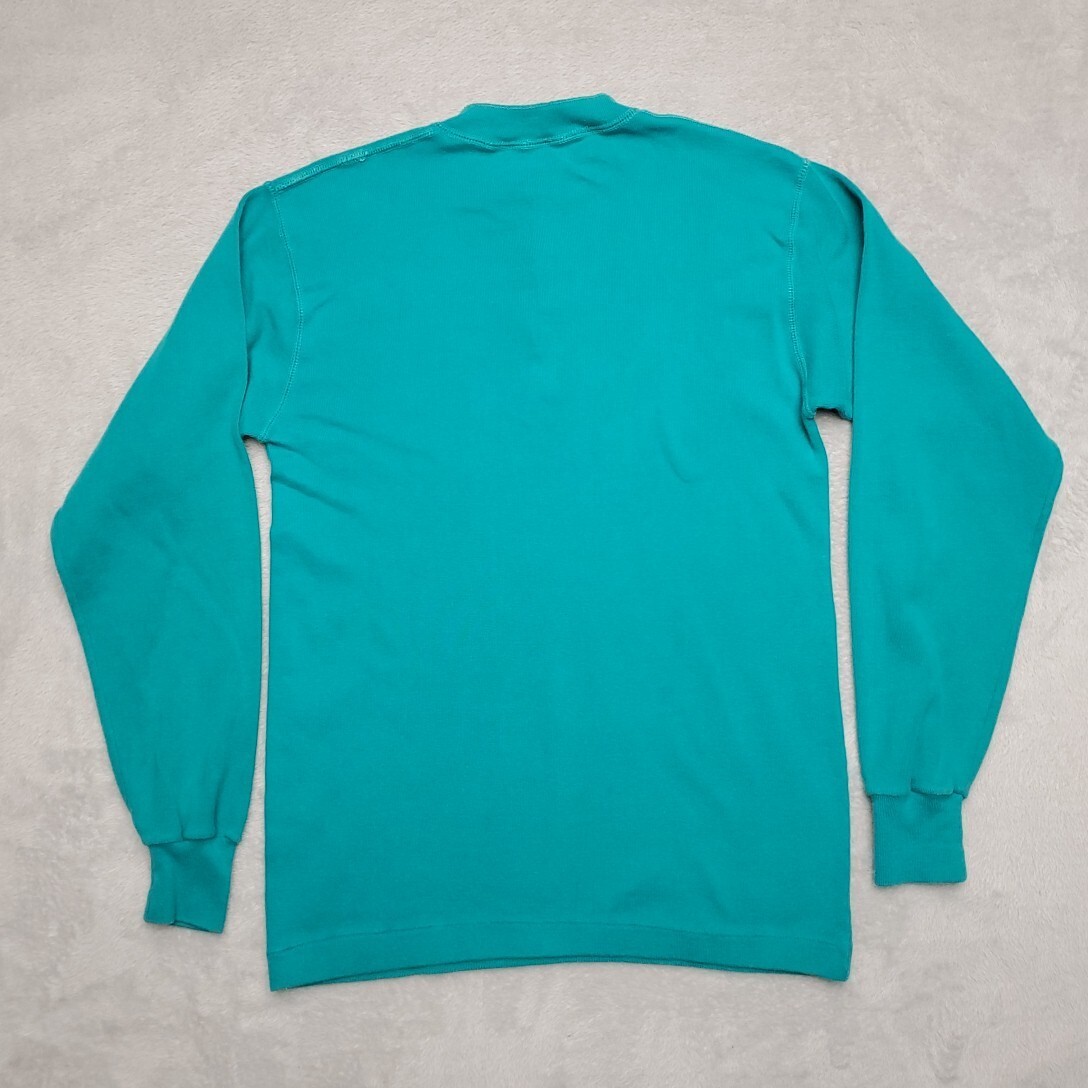 Vintage Henley Shirt Mens Small Green Ribbed Classic Long Sleeve Pullover Retro gallery