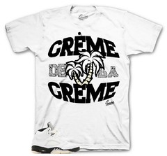 Shirts To Match Jordan 5 Reverse Metallic – Cream Shirt