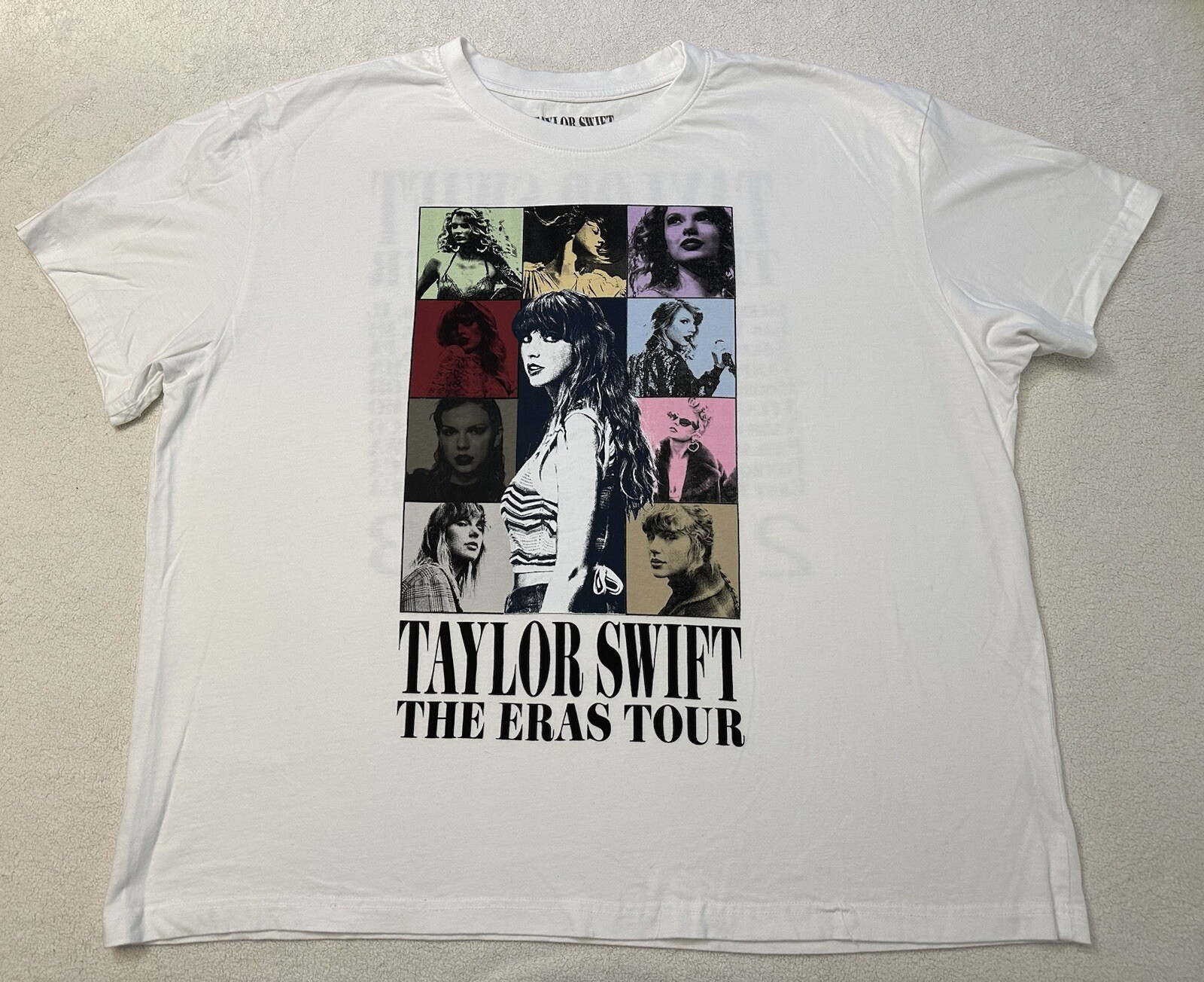 2000s Y2K 2023 Taylor Swift Eras Tour US Tour Dates Music Promo T-Shirt, XXL NEW gallery