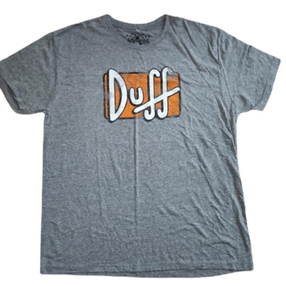 Universal Studios The Simpsons Duff Logo Shirt || 2XL